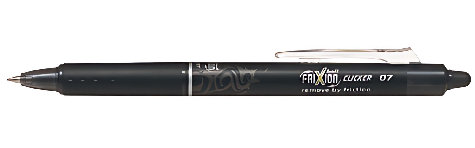 PILOT Stylo roller FRIXION BALL CLICKER 07, noir
