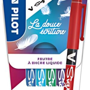 PILOT Stylo feutre V Sign Pen, étui de 6 pièces