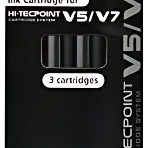 PILOT Cartouches d'encre pour Stylo roller V5/V7, noir