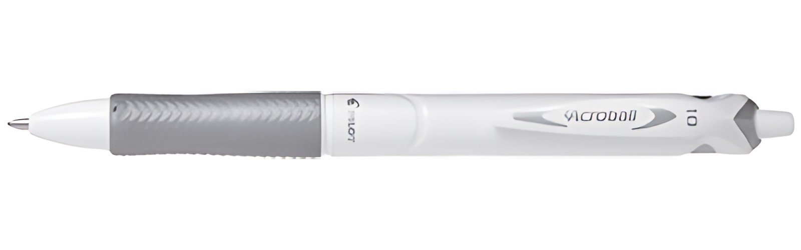 PILOT Stylo à bille rétractable ACROBALL PURE WHITE, noir