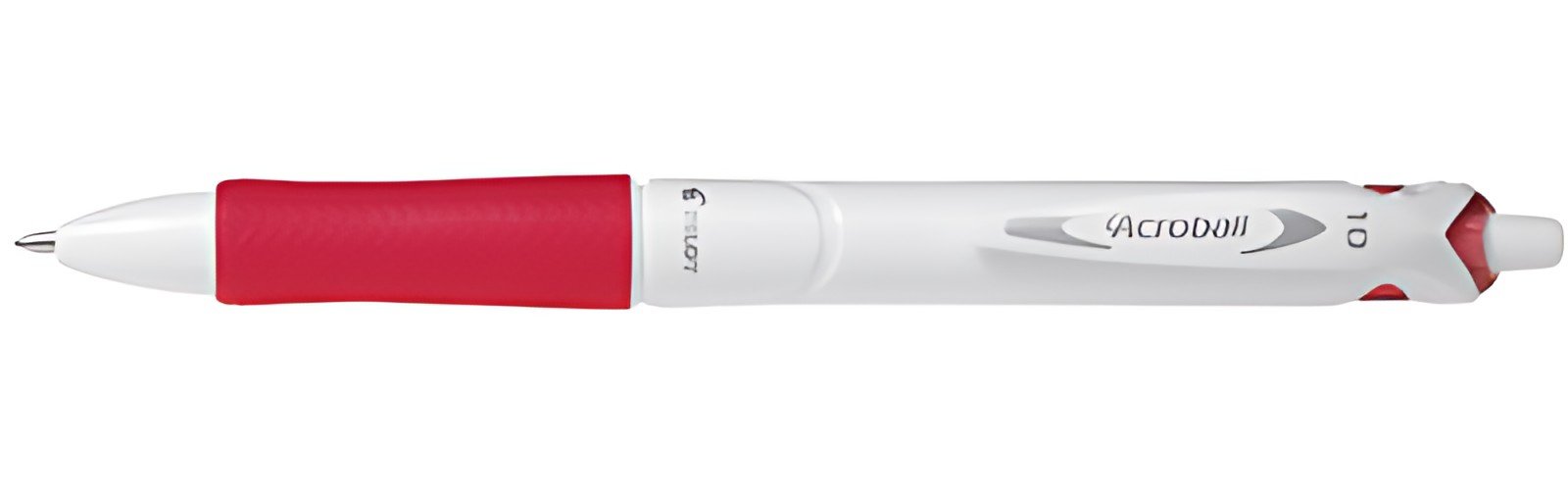 PILOT Stylo à bille rétractable ACROBALL PURE WHITE, rouge