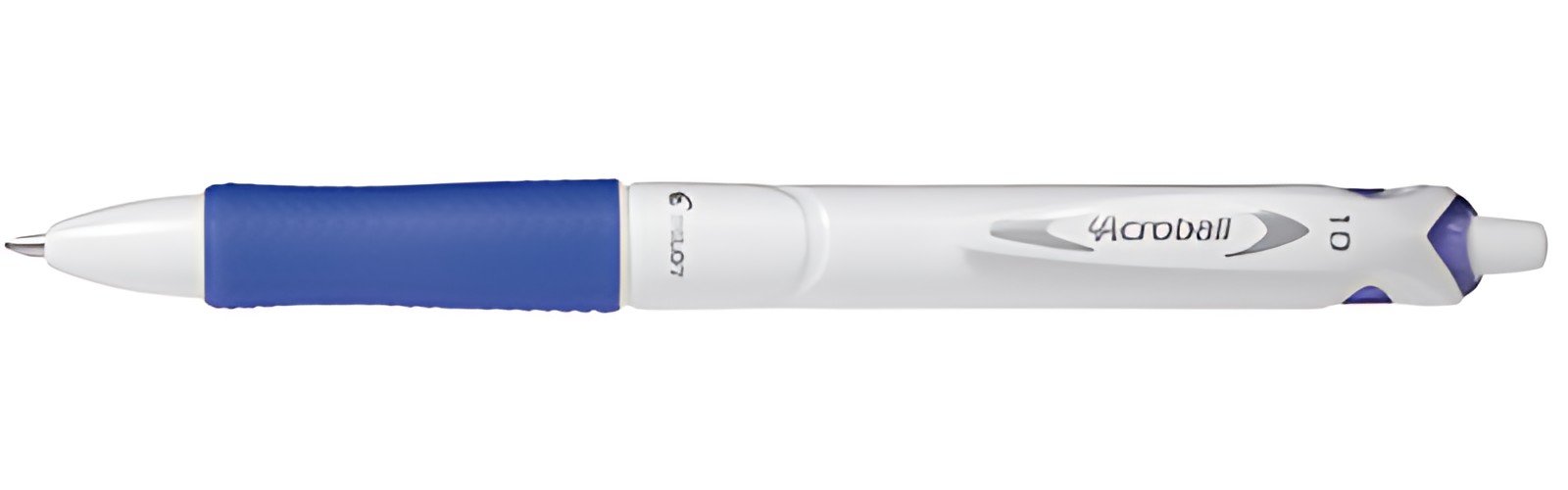 PILOT Stylo à bille rétractable ACROBALL PURE WHITE, bleu