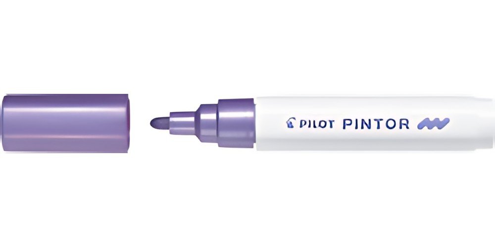 PILOT Marqueur à pigment PINTOR, medium, bleu métal