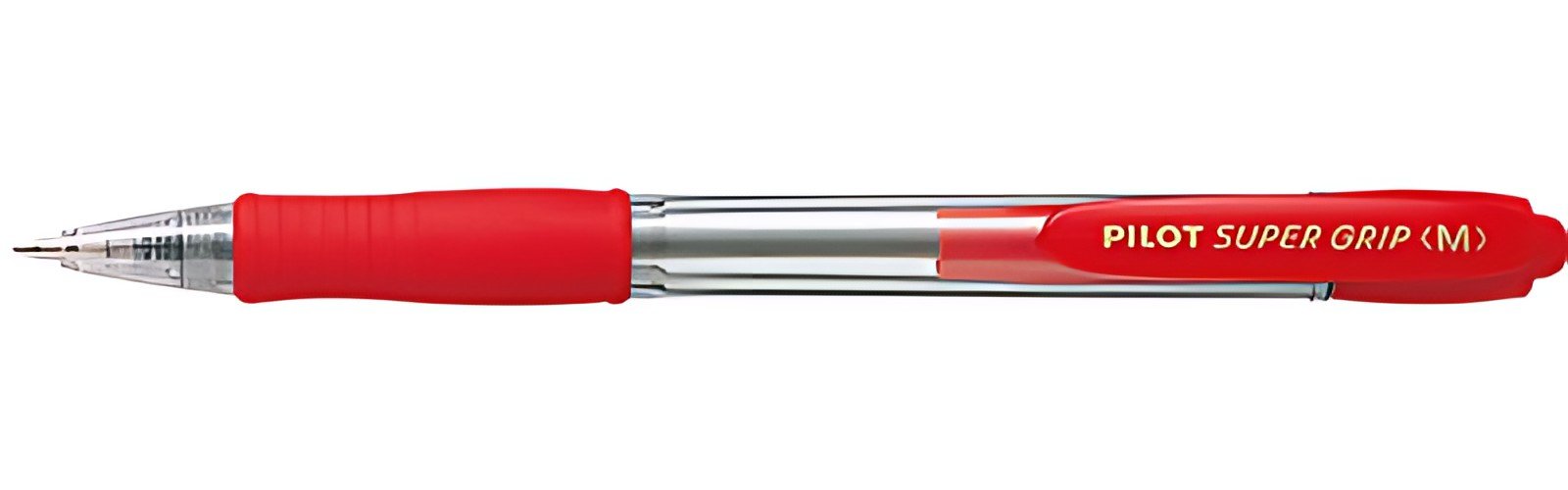 PILOT Stylo à bille rétractable SUPER GRIP F, rouge