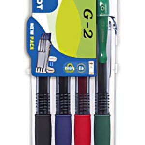 PILOT Stylo à encre gel G2 07 Set2Go, étui de 4