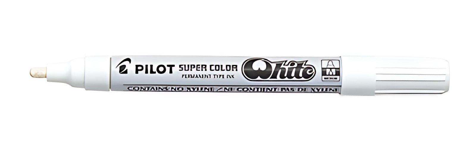 PILOT Marqueur permanent SUPER COLOR, extra fin, blanc