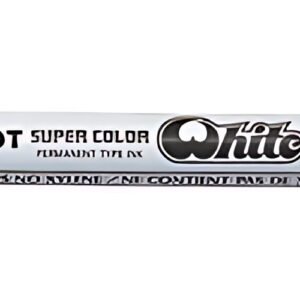 PILOT Marqueur permanent SUPER COLOR, fin, blanc