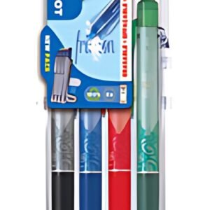 PILOT Stylo roller FRIXION BALL CLICKER 05 Set2Go, étui de 4