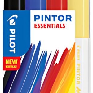 PILOT Marqueur à pigment PINTOR, medium, set de 4 ESSENTIALS