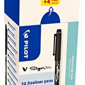 PILOT Stylo feutre V Sign Pen, VALUE PACK, noir