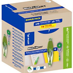 PILOT Roller correcteur WHITE LINE RT, Bonus Pack