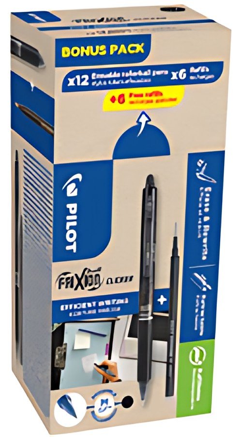 PILOT Stylo roller FRIXION BALL CLICKER 07, BONUS PACK