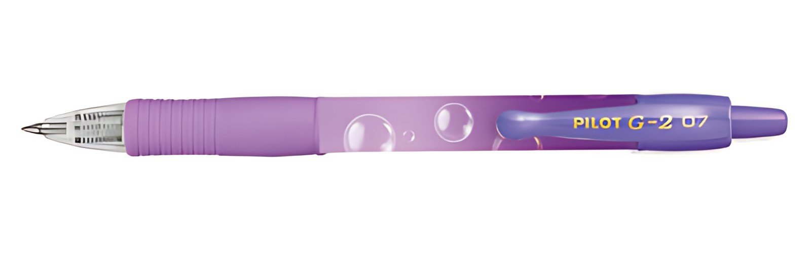 PILOT Stylo à encre gel G2 07 BUBBLE PURPLE GRADIENT, violet