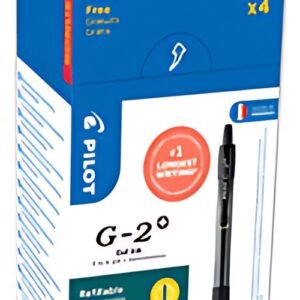 PILOT Stylo roller à encre gel G-2 PLUS 05, VALUE PACK, noir