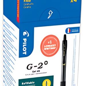 PILOT Stylo roller à encre gel G-2 PLUS 07, VALUE PACK, noir