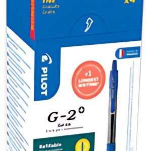 PILOT Stylo roller à encre gel G-2 PLUS 07, VALUE PACK, bleu