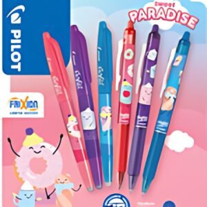 PILOT Stylo roller FRIXION BALL 07 Fancy Winter,blister de 6