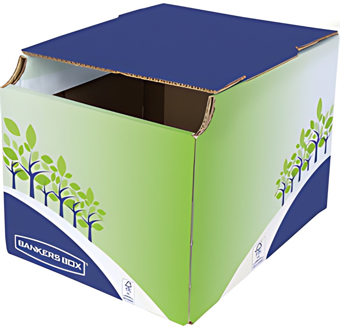 Fellowes BANKERS BOX Collecteur de recyclage, vert/bleu