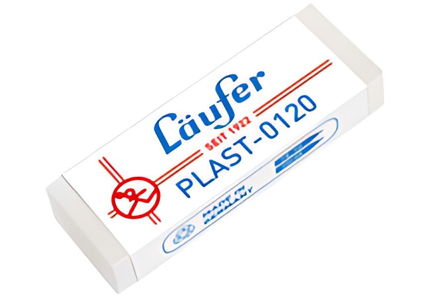 Läufer Gomme en plastique PLAST, transparent