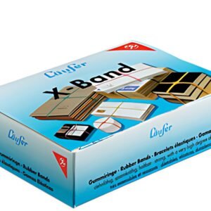 Läufer Elastiques en X dans un carton - 100 g, 80 x 11 mm