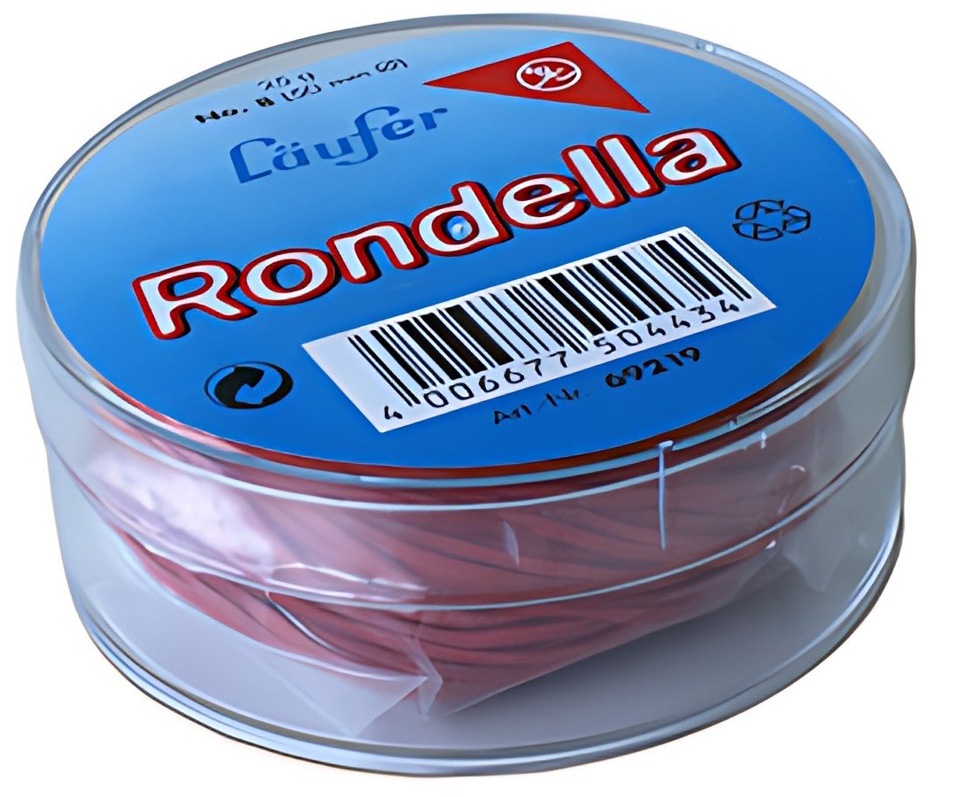 Läufer Bracelets élastiques RONDELLA, 85 mm, 25 g, rouge