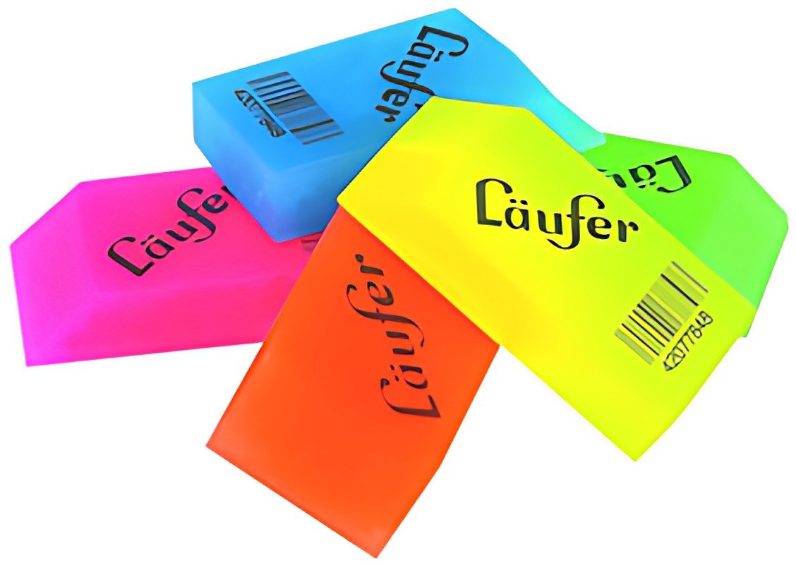 Läufer Gomme en plastique translucide, assorti