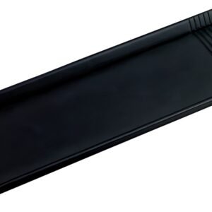 Läufer Plumier LA LINEA, en cuir, noir