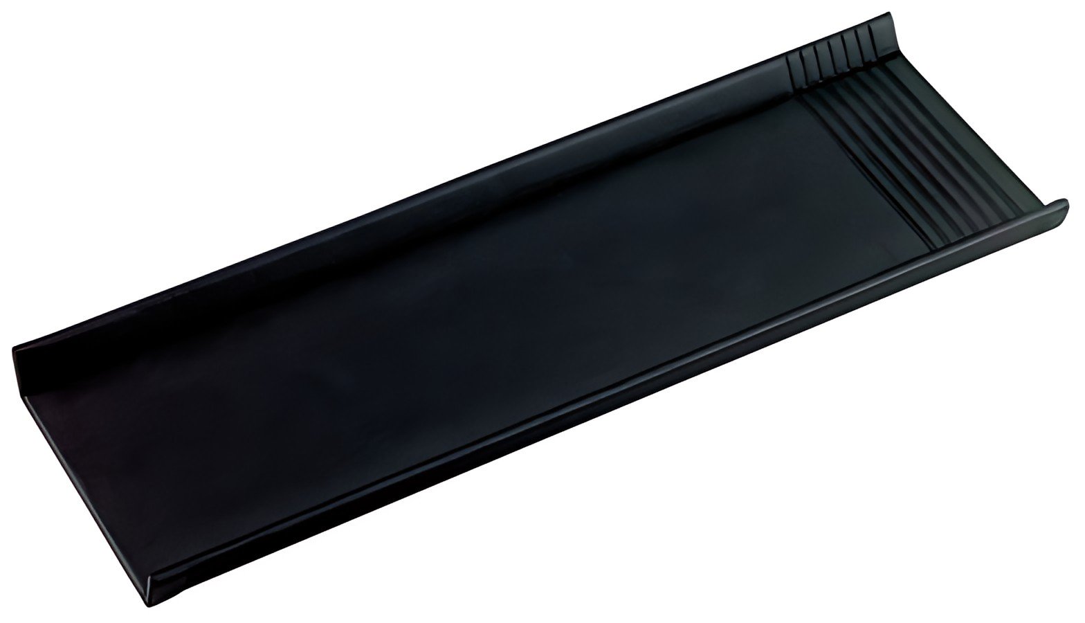 Läufer Plumier LA LINEA, en cuir, noir