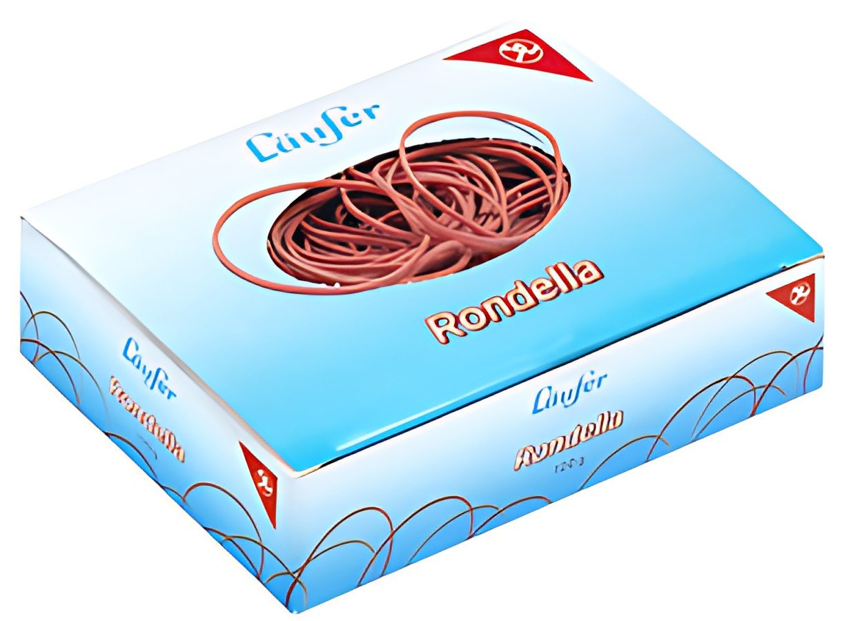 Läufer Bracelets élastiques RONDELLA, 100 mm, 50 g, rouge