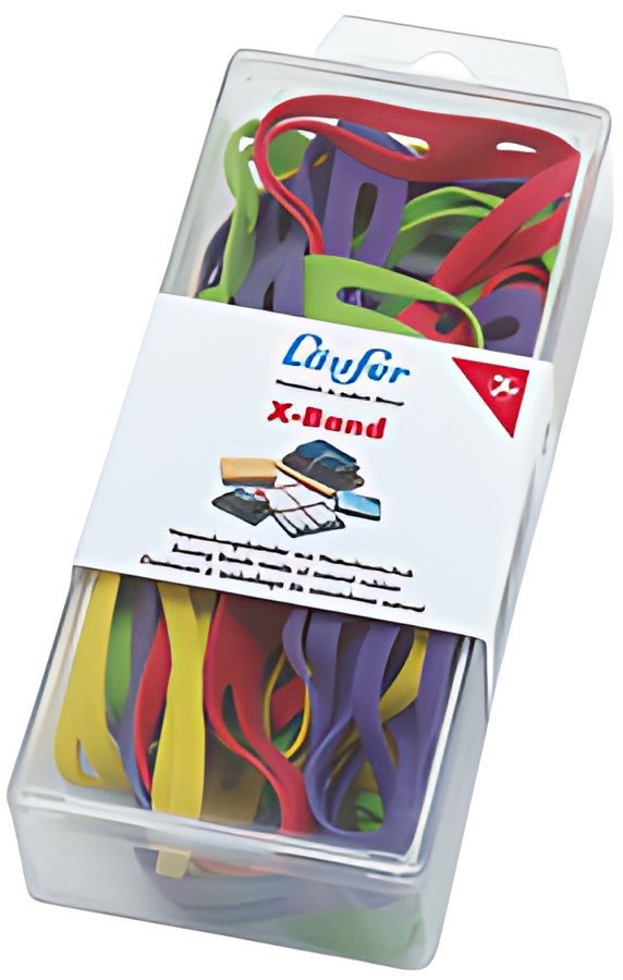 Läufer Elastiques en X dans une boîte - 30 g, tailles et