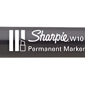 Sharpie Marqueur permanent W10, pointe biseautée, noir