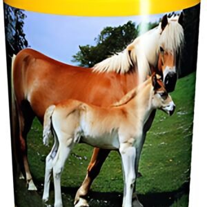 Läufer Corbeille à papier "Cheval et poulain"