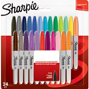 Sharpie Marqueur permanent FINE, blister de 24