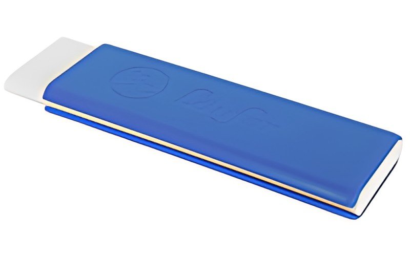 Läufer Gomme en plastique Pocket 2, bleu