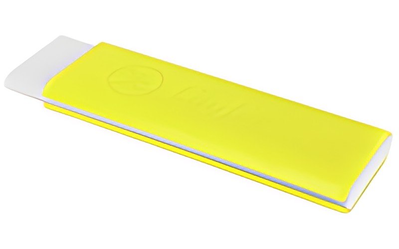 Läufer Gomme en plastique Pocket 2, jaune