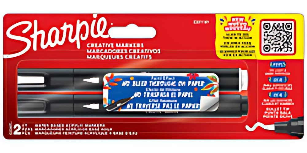Sharpie Bullet Marqueur créatif, pointe ogive, blister de 2