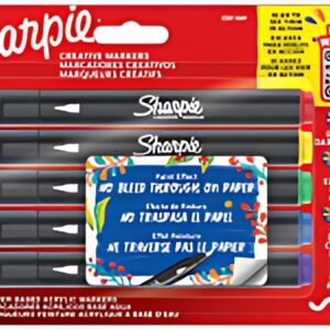 Sharpie Bullet Marqueur créatif, pointe ogive, blister de 5
