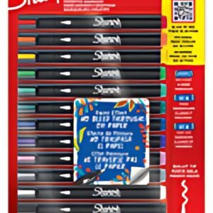 Sharpie Bullet Marqueur créatif, pointe ogive, blister de 12