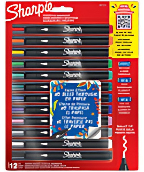 Sharpie Bullet Marqueur créatif, pointe ogive, blister de 12