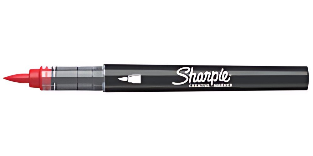 Sharpie Marqueur créatif ACRYLIC, pointe pinceau, rouge