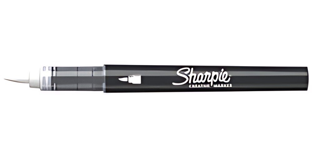 Sharpie Marqueur créatif ACRYLIC, pointe pinceau, blanc