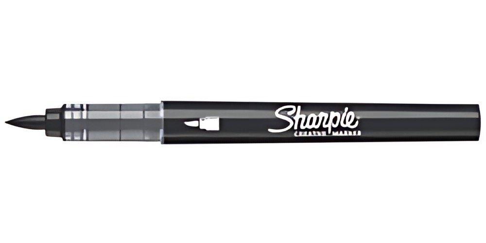 Sharpie Marqueur créatif ACRYLIC, pointe pinceau, noir