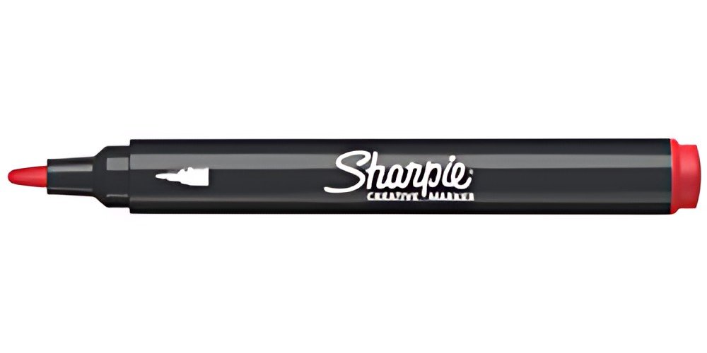 Sharpie Marqueur créatif ACRYLIC, pointe ogive, rouge