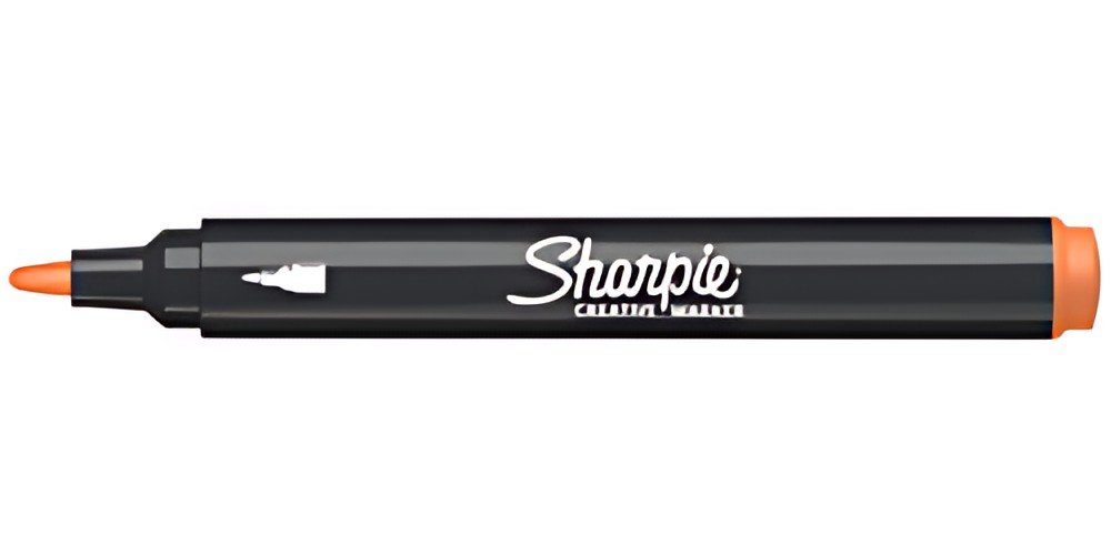 Sharpie Marqueur créatif ACRYLIC, pointe ogive, orange