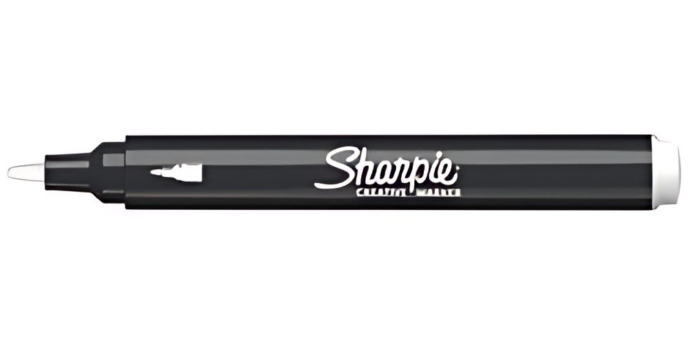 Sharpie Marqueur créatif ACRYLIC, pointe ogive, blanc