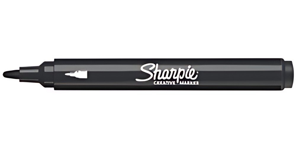 Sharpie Marqueur créatif ACRYLIC, pointe ogive, noir