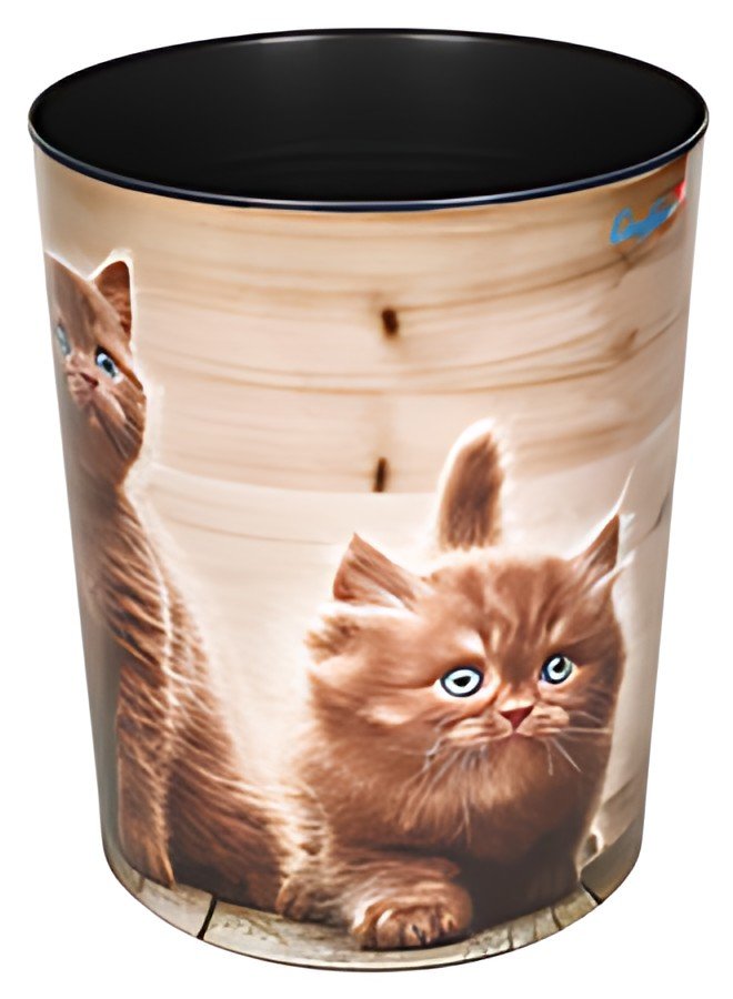 Läufer Corbeille à papier "chats fouineurs"