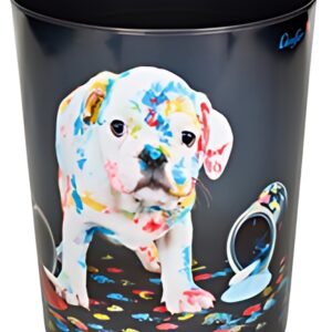 Läufer Corbeille à papier "chien multicoloré"