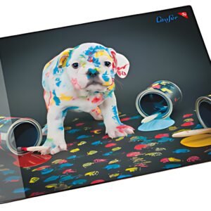 Läufer Sous-main "chien multicoloré", 400 x 530 mm