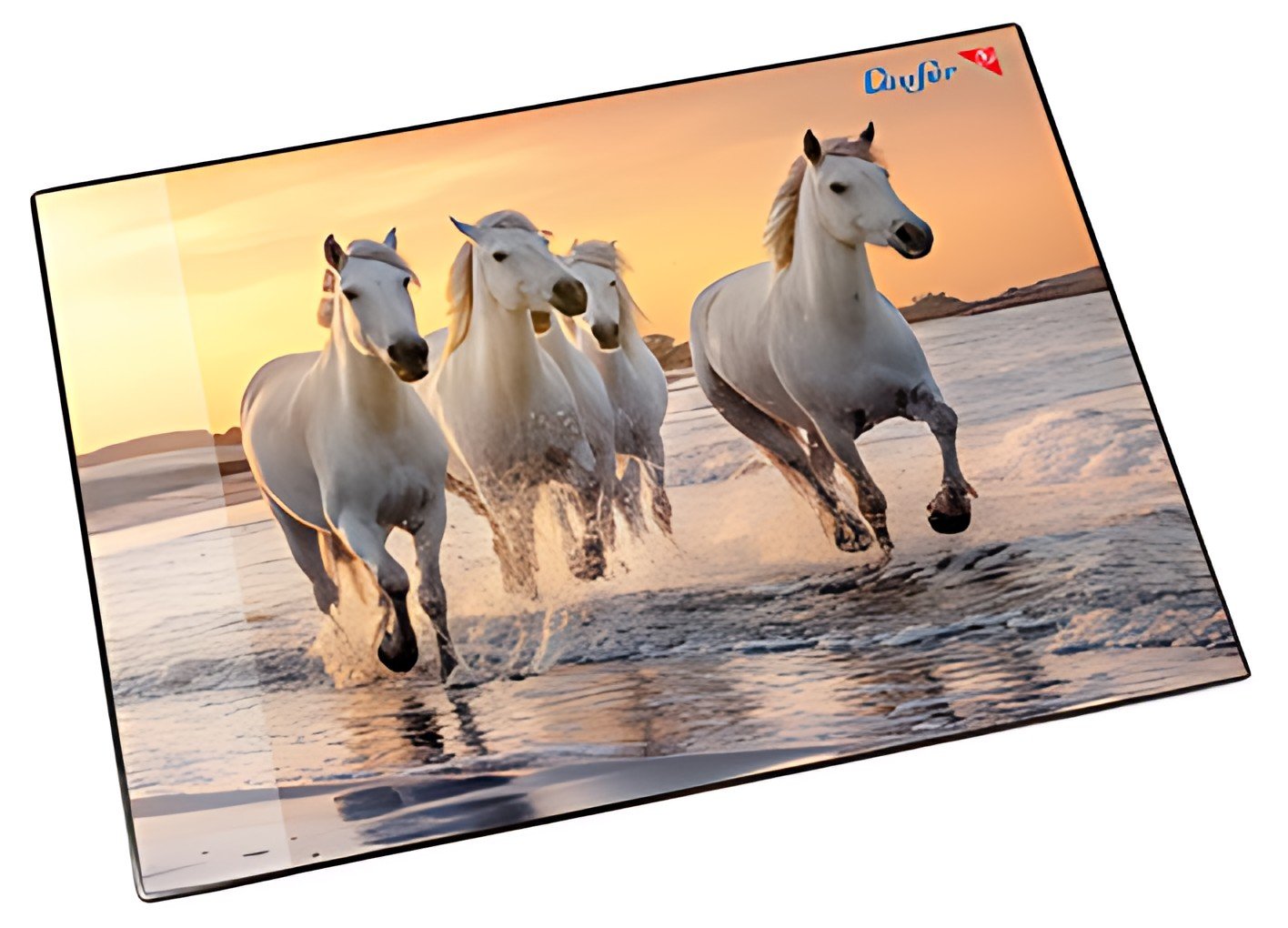 Läufer Sous-main Chevaux sur la plage, 400 x 530 mm